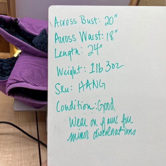 Mountain Hardwear Reversible Sherpa Fleece Womens Jacket Purple Blue Size Medium - Picture 13 of 16